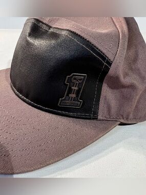 Harley-Davidson Trucker Cap Two-Tone Brown and Black Number One Skull Logo